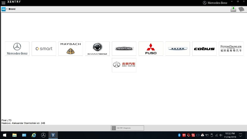 Диагностика Mercedes Star / Xentry DAS